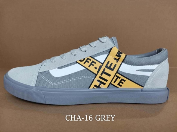 Grey CHA-16 rubber sole Leopard Unisex Quality Converse Rubber shoe Size 40-44