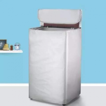 Top load washing machine cover Sunscreen proof and waterproof silver color