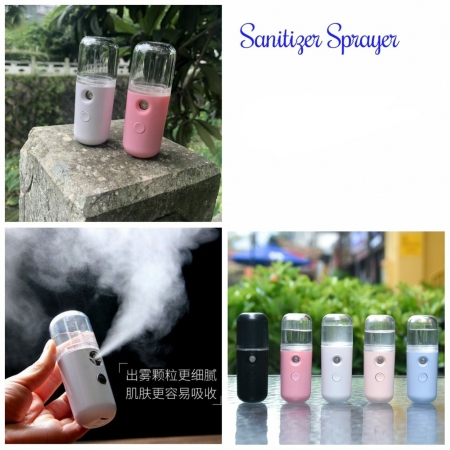 Sanitizer ionic sprayer  Portable Facial Nano Spray Mini Face Mist Sprayer Humidifier Skin Care Moisturizing Steamer Mini