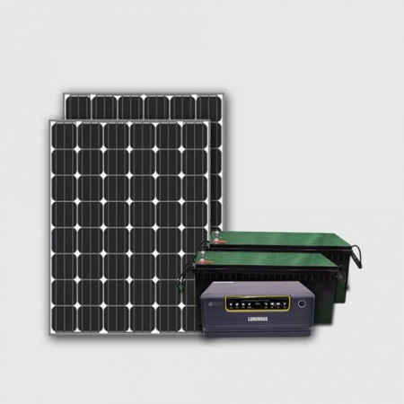 Sunnypex 600Watts Solar Panel + (2) 200AH Batteries + 1.5 KVA Inverter