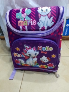 Purple Luxurious and classy big kids foldable bags school backpack