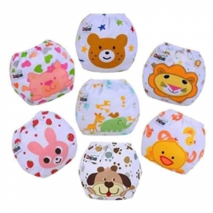 Reusable cartoon printed cloth diapers Reusable Nappy Washable Snap Nappy Details