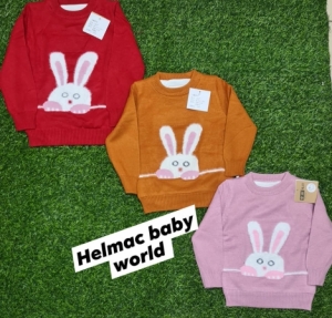 Trendy Cute Easter Bunny Kids warm fashionable sweaters