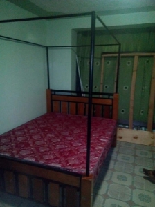 Bed 4×6 poster Industrial Pipe Bed Frame with Frame/Metallic beds/Framed Mahogany beds/double bed