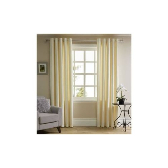 3pc 1.5m by 1.5m curtain, 2m sheer  eyelet design Cream curtains