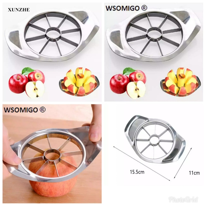 Buy Easy to use Durable Stainless Steel Apple Cutter Fruit Slicer Cutter Peeler Cut Apple Pear Cutter Tool