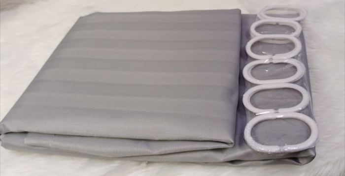 Buy our latest amazing latest designed  plain shower curtais size 180*200 cm [Grey]
