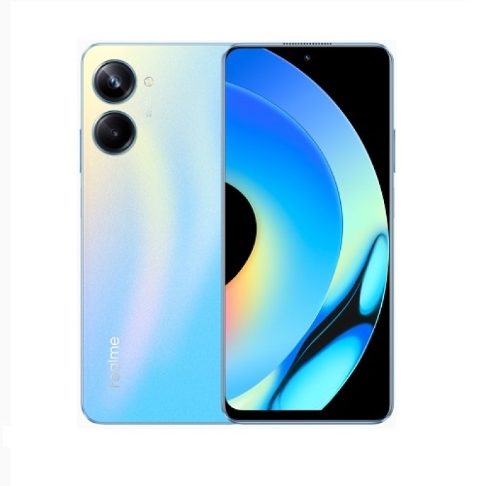 Realme 10 is a mid-range Android smartphone that was released in October 2023. It features a 6.72-inch IPS LCD display with a 90Hz refresh rate, a MediaTek Helio G99 processor, 8GB of RAM, 256GB of storage, and a dual-lens rear camera system with a 50MP main camera. It also has a long-lasting 5000mAh battery.