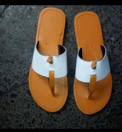 Female African leather sandals