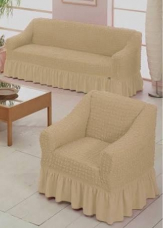 Cream Fashion Stretchable Sofa Seat Covers Five Seater- 3+1+1 in Nairobi