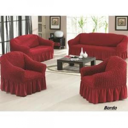 Maroon Fashion Stretchable Sofa Seat Covers Seven Sitter- 3+2+1+1 in Nairobi