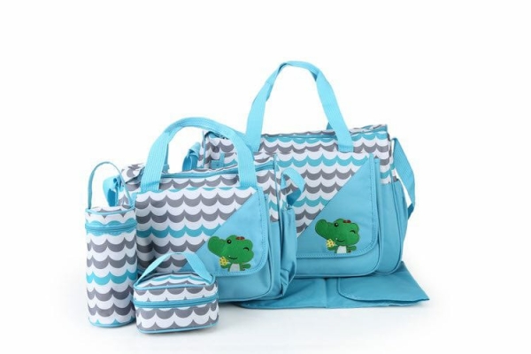 5PCS baby diaper bags to hold different baby essentials