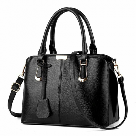 Black Stylish handbag with shoulder strap