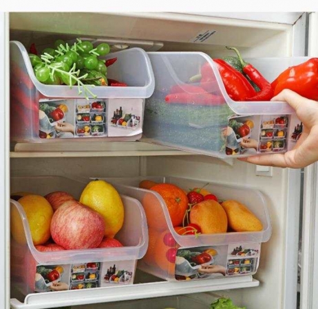 Elegant plastic fridge storage containers