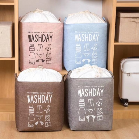 Square new design and bigger size laundry basket