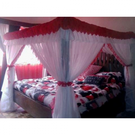 High quality Reddish suspended Mosquito Net for 4by6 5by6 6by6