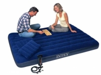 5 by 6 Intex inflatable mattress With Hand Pump