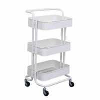 3 tier Moveable kitchen trolley rack with wheels