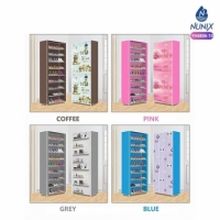 10 tier shoe rack with protective cover