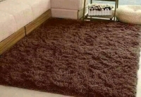 Brown Fluffy carpet 5 x 8 sq ft
