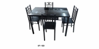 4seater Dinning Tables DT129 black