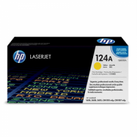 HP 124A Yellow Original LaserJet Toner Cartridge (Q6002A)
