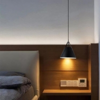 Nordic, modern, metal pendant light fixture bed side chandelier