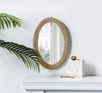 New Rattan Vintage Mirrors Big one 56cm by 42cm Mirror is 46 cm by 27cm 