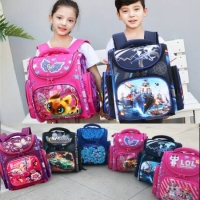 Luxurious classy big kids foldable bags school backpack