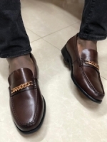 Dark brown stylish loafers for Men 