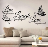 Removable and waterproof quotes wall decal DIY quotes message sticker