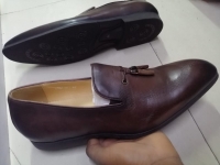 Billionaire Dark Brown Leather Official Shoes