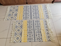 2 piece set Quality Woven Rug  60 by 130 cm and 60 by 90 cm
