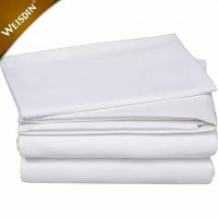  Cotton bedsheets Plain White Size 5x6 Two bedsheets and two pillowcases