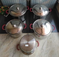 10 pc Induction base Stainless Steel Cookware set 