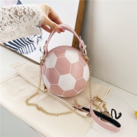 Pink and White ball themed sling bag