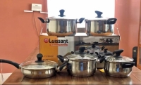 10pc heavy guage luissant professional cookware set