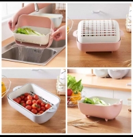 Kitchen fruits and vegetable drainer