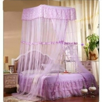 Square top mosquito net for single bed