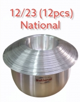 12pc National Aluminium Sufurias