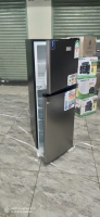 Rebune 129 Liters Double Door fridge Titanium finish