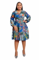 plus size women trendy wrap dresses