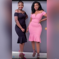 Women basic body corn dress