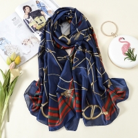  Beautiful Silk scarfs 180cm by 90cm