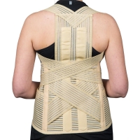 Lumbar Supports/ Thoracolumbar Corset Back Support For Early Kyphosis, Rounded Shoulders, Posture Correction, Muscular Aches, Lumbar Support - Fully Adjustable 