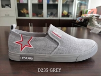said 18 grey leopard rubber shoes 