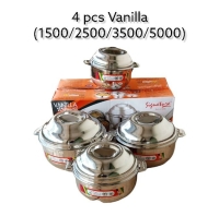4 pcs Vanilla Hotpots (1500/2500/3500/5000) of capacity