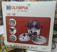4layer stainless steel steamer pot size 30cm  9ltrs  segment