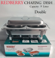 Double Redberry Chafing Dish Capacity 9 liter food warmer