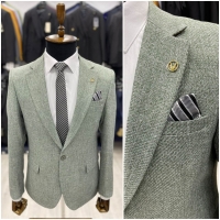 Elite Mens Sport Coats Casual Blazer Jacket Slim Fit Lightweight One Button Suit Jacket